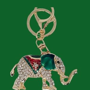 Rhinestone Animal Elegant Car Keychain